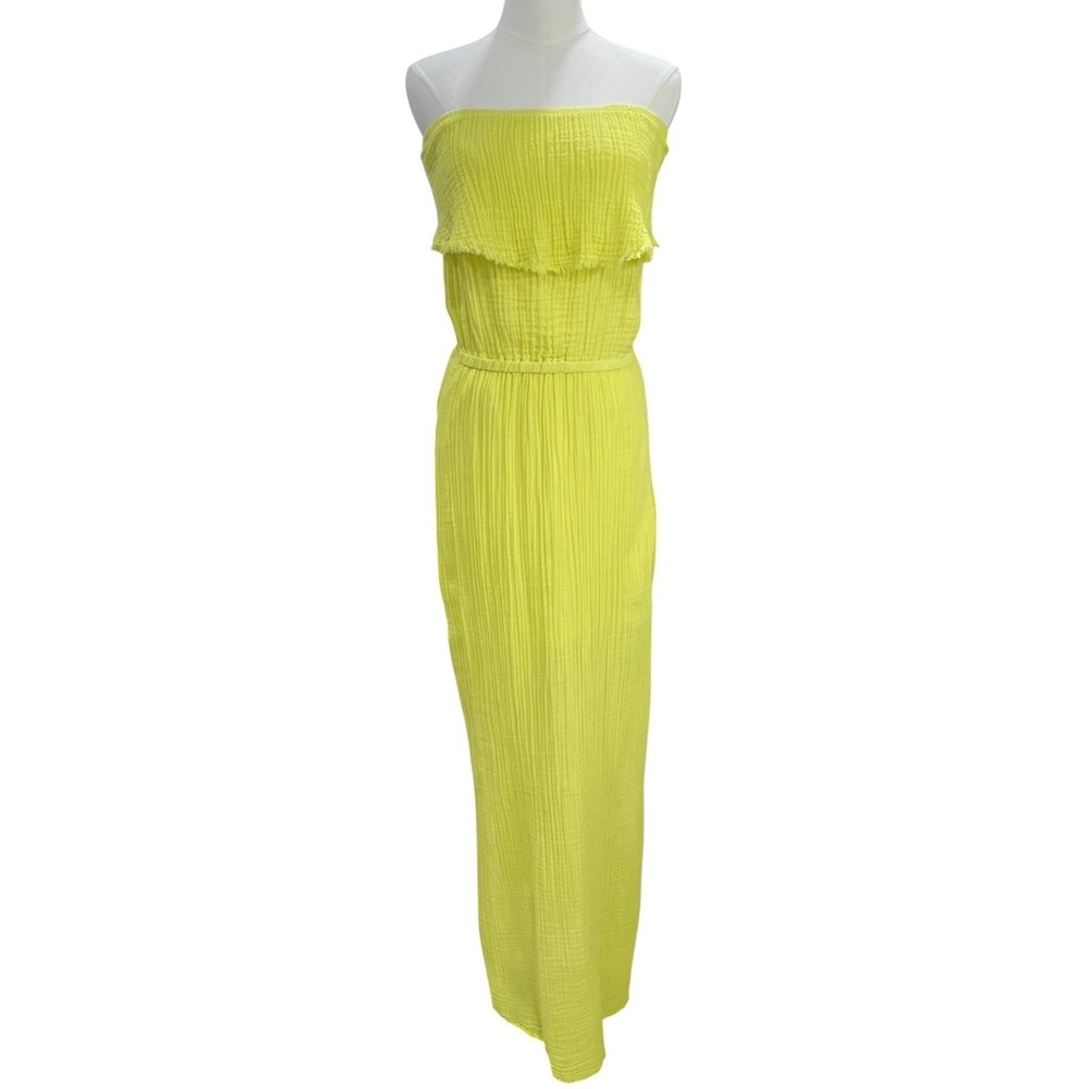 Michael Stars Strapless Maxi Dress Small Resort Vacation Beachy‎ Boho Resort - Picture 7 of 10
